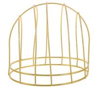 OSALADI Vintage Metal Crown Frame for Headdress Making, Small Ancient Headpiece Base with Electroplated Gold Finish, DIY Chinese Traditional Hair Accessory for Hanfu and Bridal Crafting