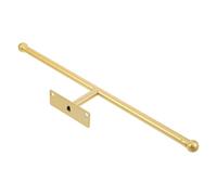 OSALADI Wall Mounted Jewelry Storage Rack Iron Necklace Organizer with Hooks for Necklaces Rings and Bracelets Decorative Jewelry Display Stand for Bedroom and Closet