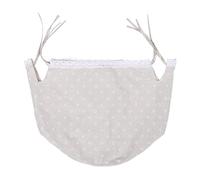 OSALADI Washable Basket Liner for Wicker Storage Basket Decorative Red Brown Daisy Fabric Replacement Lining 45x36x44cm Sturdy Cloth Insert for Laundry Hamper and Organization