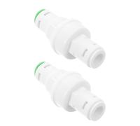 OSALADI Water Pressure Reducing Valve Pressure Regulator 2pcs with 3/8" Quick Connect Pom Material for Stable Low-Pressure Water Flow Compatible Connector Under Sink Installation