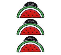 OSALADI Watermelon Brooch Pin 3Pcs Cute Fruit Lapel Pins Lightweight Dress Accessories for Birthday Gatherings Summer Events Cartoon Style Badge