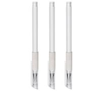 OSALADI Waterproof White Oil Eyebrow Tattoo 3pcs, Fine Cosmetic for Microblading, Precision Brow Mapping Tool for Professional Beauty Use