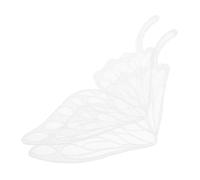 OSALADI White Butterfly Embroidery Applique Patches for Clothing Lace Back Pattern Easy to Sew Decorative Sewing Patches for Dresses Shirts DIY Clothes Enhancement