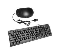 OSALADI Wired Usb Keyboard Mouse Combo Arabic Letters, Computer Keyboard and Optical Mouse Set for Office and Home Use, Compatible Desktop and Laptop Style