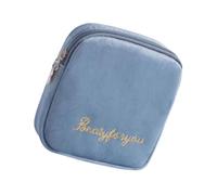 OSALADI Women Coin Purse Sanitary Towel Storage Pouch Lightweight Cotton Zippered Design Large Capacity Portable Travel Office