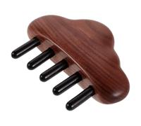 OSALADI Wood Massage Comb for Scalp Meridian Stimulation Natural Wooden Acupoint Massager Brush for Head and Body Versatile Gua Sha Scalp Brush for Relaxation and Blood Flow Enhancement
