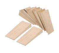 OSALADI Wooden Axe Handle Wedges 12pcs Axe Handle Fixing Accessory Triangle for Outdoor Tools Ensures Stability for Gardening and Lawn Care