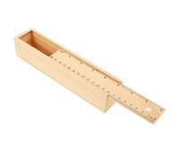 OSALADI Wooden Drawer Type Pencil Case Capacity Stationery Box for School Eco Friendly Durable Pen Storage Organizer with Pull Out Tray Design