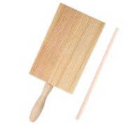 OSALADI Wooden Gnocchi Board and Paddle Set Stick for Household Pasta Making, Sturdy Kitchen Tool for Authentic Gnocchi Dough Preparation