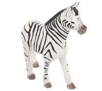 OSALADI Wooden Miniature Zebra Statue Hand-Carved Animal Figurine Home Decor Ornament Desktop Decoration Natural Wood Carving Animal Ornament for Living Room