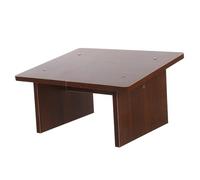 OSALADI Wooden Office Footrest with Slip Base Slanted Ergonomic Foot Stool for Under Desk Use Oak Color Footrest for Standing Desk Home Gaming and Office Chair Comfort