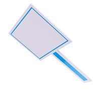 OSALADI Writable Blank Scoreboard for Judging PVC Dry Erase Paddle for Scoring Voting Competitions Handheld Whiteboard for Auctions Events