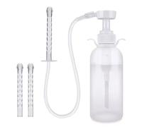 Osalis Cleansing Enema and Douche Kit | 300ml Reusable Vaginal Douche & Anal Enema Pump with Flexible 360° Nozzle | BPA & Latex Free Intimate Hygiene Cleanser for Sensitive Skin