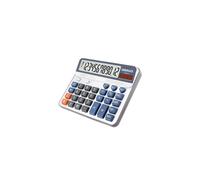 OSALO Calculator Extra Large Display Accounting Big Button 12 Digits Desktop Solar Calculator (OS-6815)