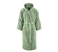 osama home Accappatoio Classic Men's and Women's Hooded Bathrobe, Basil, XL
