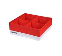 osama home Pantone Space-Saving Wardrobe and Drawers Organiser with 4 Compartments for Laundry and Accessories, Organiser Drawers for Bathroom and Bedroom