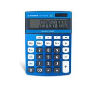 Osama METALCOLOR 12-Digit Desktop Calculator with Tilted Display - Blue