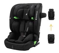 Osann Flux Isofix eXT Child Seat, i-Size from 76 to 150 cm, Grows with Your Child, Longer Service Life of the Belt System up to 120 cm, Max. 23 kg, All Black
