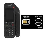 OSAT Inmarsat IsatPhone 2 + 100 Unit (67 Minutes) Global Prepaid SIM Valid for 90 Days | Global Satellite Phone with Reliable Voice | Long Battery Life | GPS Tracking | Weather-Resistant Design