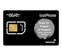 OSAT Inmarsat Isatphone 2 & Pro GSPS SIM Card Prepaid or Postpaid No Airtime Included - Online Activation & Top-ups/Refills for Satellite phones - Ready to Activate Online - Voice, SMS Text Messaging