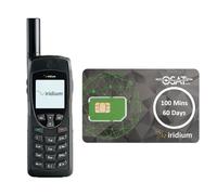 OSAT Iridium 9555 Satellite Phone + 100-Minute Prepaid SIM | 60-Day Validity | Rugged, Waterproof, GPS-Enabled | Global Voice & SMS Coverage for Remote & Emergency Communication