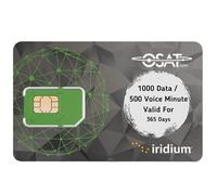 OSAT Iridium GO! 1000 Data Mins / 500 Voice Prepaid SIM Card for Iridium GO! Satellite Wi-Fi Hotspot - Online Activation & Refill/Top-ups - No Activaton Fee - No Monthly fee