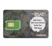 OSAT Iridium GO! 400 Data Mins / 200 Voice Prepaid SIM Card for Iridium GO! Satellite Wi-Fi Hotspot - Online Activation & Refill/Top-ups - No Activaton Fee - No Monthly fee