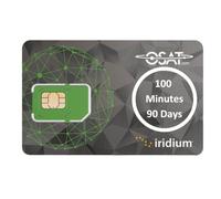 OSAT Iridium Satellite SIM Card + 100 Prepaid Minutes for 90 Days | Global Coverage | Reliable Communication | Works with Iridium Devices | Emergency & Remote Use