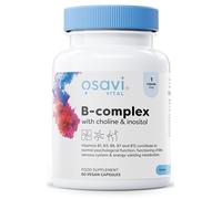 Osavi B-Complex with Choline & Inositol - 60 Vegan Capsules | Complete B-Vitamin Support for Energy, Nervous System & Mental Performance | with VitaCholine® | Clean Label | Vegan-Friendly