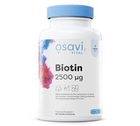 Osavi Biotin 2,500 μg - 120 Vegan Capsules | Essential Beauty Vitamin for Healthy Hair, Skin & Nails | Supports Metabolism & Nervous System | Clean Label | Vegan-Friendly