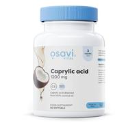 Osavi Caprylic Acid 1200mg - 60 Softgels | Derived from MCT Oil of Coconut Palm | Easy to Swallow for Optimal Digestive Health