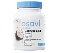 Osavi Caprylic Acid 1200mg - 60 Softgels | Derived from MCT Oil of Coconut Palm | Easy to Swallow for Optimal Digestive Health