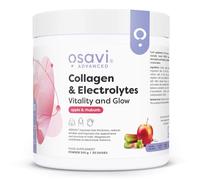 Osavi Collagen & Electrolytes Vitality & Glow - 300 g | Apple - Rhubarb flavour | VERISOL® collagen peptides for Hair, Skin & Nails | 5 electrolytes + vitamins | Hyaluronic acid, biotin, coconut water