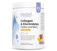 Osavi Collagen & Electrolytes Vitality & Sport - 390 g | Pineapple - Mango Flavour | TENDOFORTE® Collagen peptides | 5 Electrolytes + B Vitamins | Aquamin Mg® | Support During Physical Activity