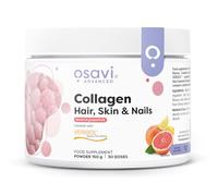 Osavi Collagen Hair, Skin & Nails - 150 g Powder | 60 Doses | Lemon & Grapefruit Flavor | VERISOL® Collagen Peptides for Hair Thickness, Skin Elasticity & Nail Strength | Reduces Wrinkles, Cellulite