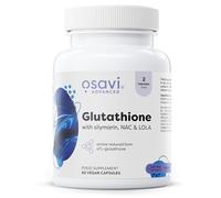 Osavi Glutathione with NAC, Silymarin & LOLA - 60 Vegan Capsules | Reduced L-Glutathione (GSH) | Milk Thistle Extract 80% Silymarin | Supports Liver & Bile Function | with N-Acetyl-L-Cysteine
