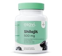Osavi Himalayan Shilajit 500 mg - 60 Vegan Capsules | Standardised to 60% Fulvic & 12% Humic Acids | Natural Mumijo Extract from Himalayas (Himachal Pradesh & Nepal) | Ayurvedic Tradition