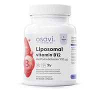 Osavi Liposomal Vitamin B12 100 μg - 60 Vegan Capsules | Liposovit®-B12 Capsules | High Absorption & Gentle on Stomach | Supports Nervous System, Energy & Red Blood Cells