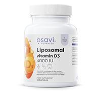 Osavi Liposomal Vitamin D3 4000 IU - 60 Vegan Capsules | Liposovit®-D3 Capsules | High Absorption & Gentle on Stomach | Supports Immune System, Bones, Teeth & Muscle Function