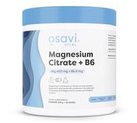 Osavi Magnesium Citrate + B6, Powder - 250 g Powder | Supports Energy Metabolism, Muscle Function & Nervous System | Highly Absorbable Magnesium Citrate with Vitamin B6 for Stress Relief & Vitality