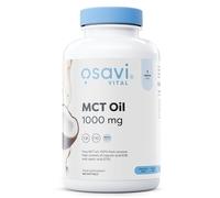 Osavi MCT Oil 1000mg - 180 Softgels | High Concentration of Caprylic (C8) and Capric (C10) Acids | 100% Coconut Oil, Palm Oil Free | Eco-Friendly BioPET Packaging