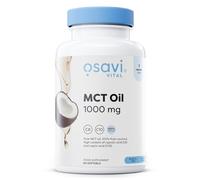Osavi MCT Oil 1000mg - 60 Softgels | High Concentration of Caprylic (C8) and Capric (C10) Acids | 100% Coconut Oil, Palm Oil Free | Eco-Friendly BioPET Packaging