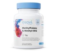 Osavi Methylfolate & Methyl-B12 - 60 Vegan Capsules | Active, Methylated Forms of Folate & B12 | Supports Immune System, Psychological Functions & Reduces Fatigue