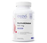 Osavi Nattokinase 100 mg - 120 Vegan caps | FERMOKINASE™ from natto (Fermented Soybeans, Bacillus subtilis) | 2000 FU enzymatic Activity | Clean Label | No Vitamin K2