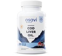 Osavi Norwegian Cod Liver Oil 1000 mg - 90 Softgels | Lemon Flavor | DHA & EPA for Heart, Brain & Vision Health | Supports Immune Function | Sourced from Wild Atlantic Cod