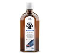 Osavi Norwegian Cod Liver Oil 1000 mg Omega 3 - 250 ml | Orange Flavor | DHA & EPA for Heart, Brain & Vision Health | Supports Immune Function | Sourced from Wild Atlantic Cod