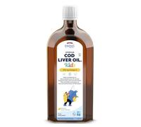 Osavi Norwegian Cod Liver Oil Kids - 500 ml | 500 mg Omega-3| Supports Brain Function, Vision, Heart Health, Immune System | Includes 135 µg Vitamin A | Lemon Flavour | Made in Norway