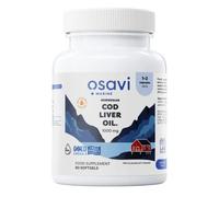 Osavi Norwegian Cod Liver Oil Softgels 1000mg Lemon Softgels 60 Softgels