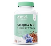 Osavi Omega 3-6-9 Flaxseed Oil 1000 mg - 120 Softgels | Cold-Pressed Flaxseed Oil with Essential Omega 3-6-9 Fatty Acids | Rich in Unsaturated Fatty Acids