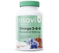 Osavi Omega 3-6-9 Flaxseed Oil 1000 mg - 60 Softgels | Cold-Pressed Flaxseed Oil with Essential Omega 3-6-9 Fatty Acids | Rich in Unsaturated Fatty Acids